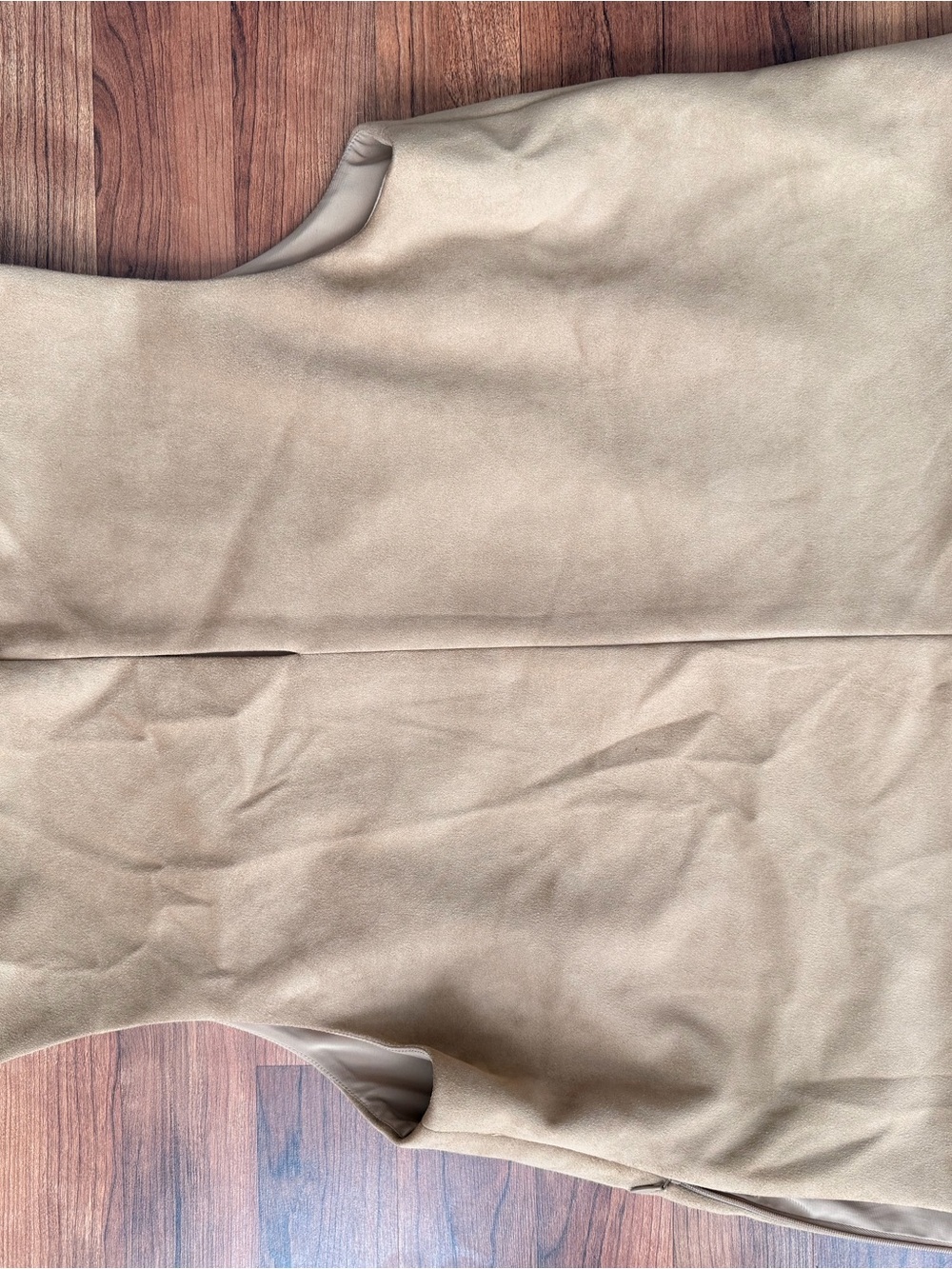 Abercrombie & Fitch Sleeveless Vegan Suede Box Tank Top Size Large - Picture 7 of 7
